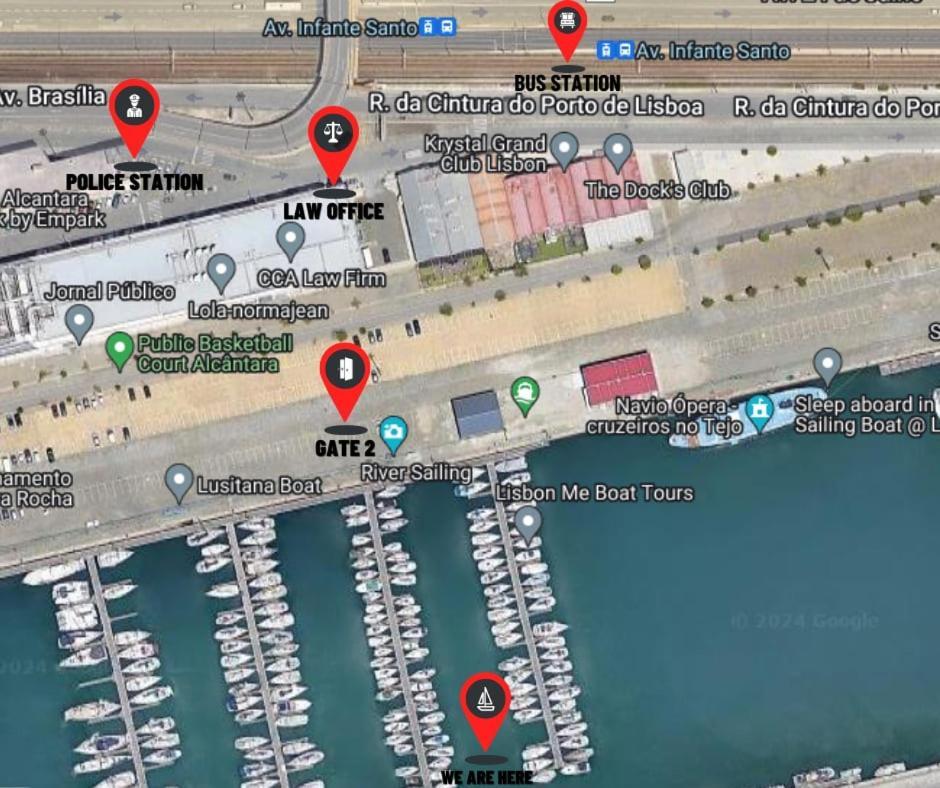 فندق Cozy Lisbon Marina Sleepaboard - Sail Away المظهر الخارجي الصورة